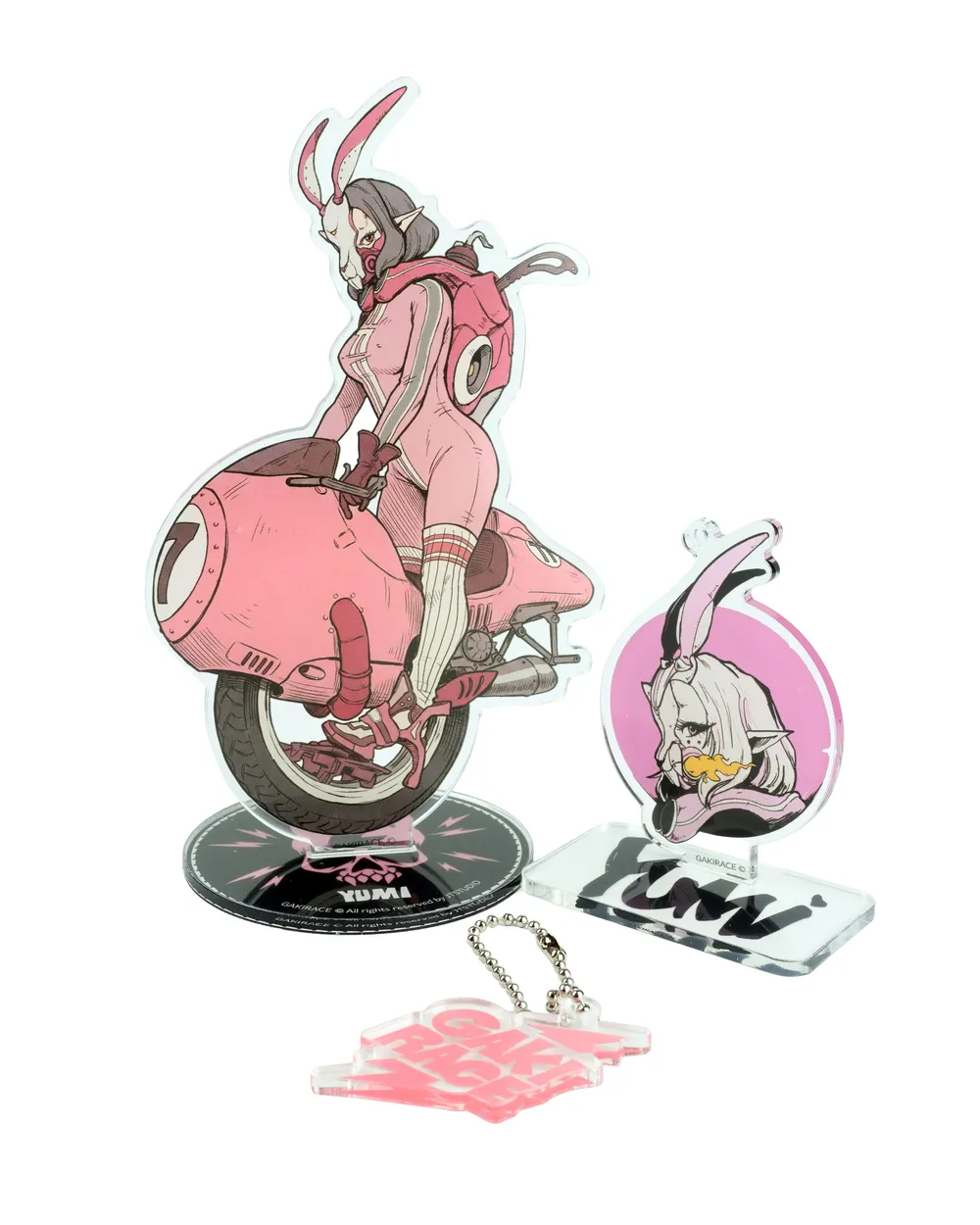 GAKIRACE ©YUMI - Acrylic Keychain set