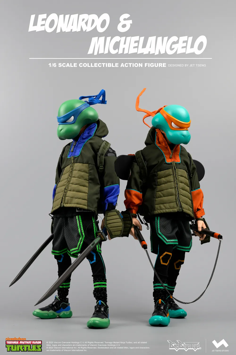 TMNT - 1/6 Leonardo & Michelangelo